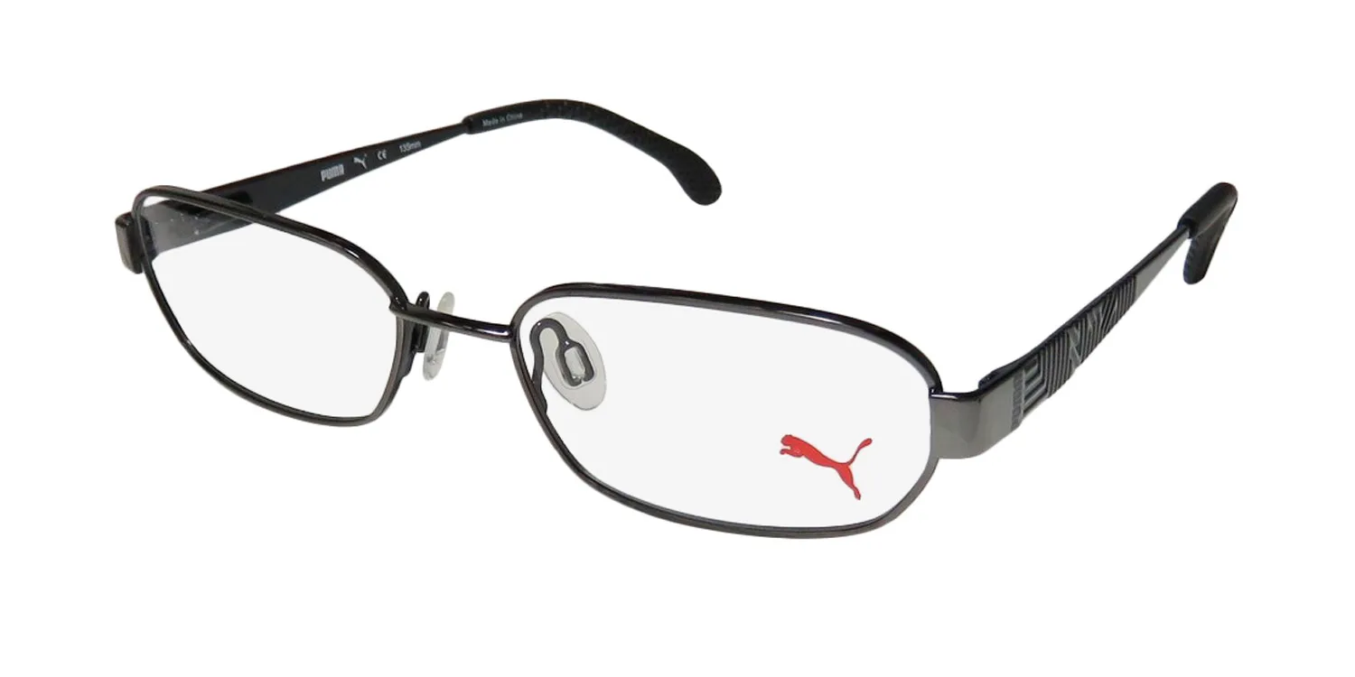 Puma 15421 gr Eyeglasses Shiny Dark Gray 52mm Unisex