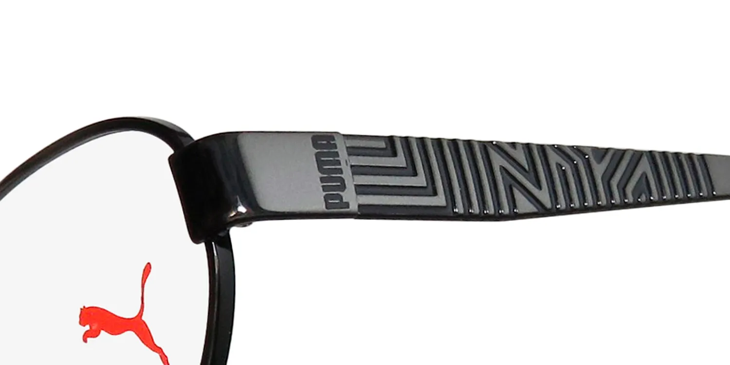 Puma 15421 gr Eyeglasses Shiny Dark Gray 52mm Unisex 6