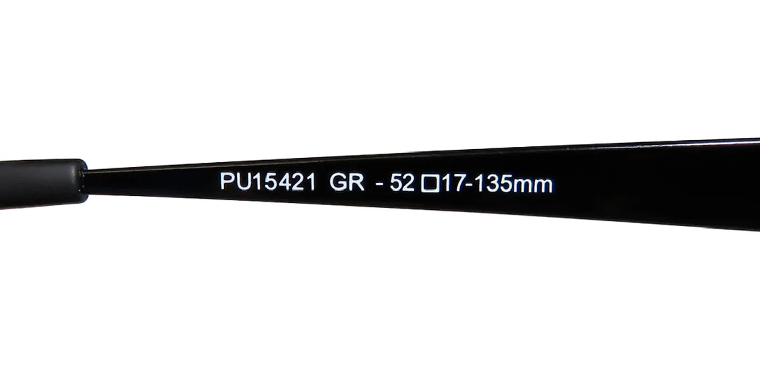 Puma 15421 gr Eyeglasses Shiny Dark Gray 52mm Unisex 8