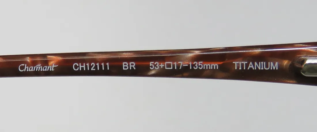 Charmant 12111 br Eyeglasses Brown 53mm Women 8