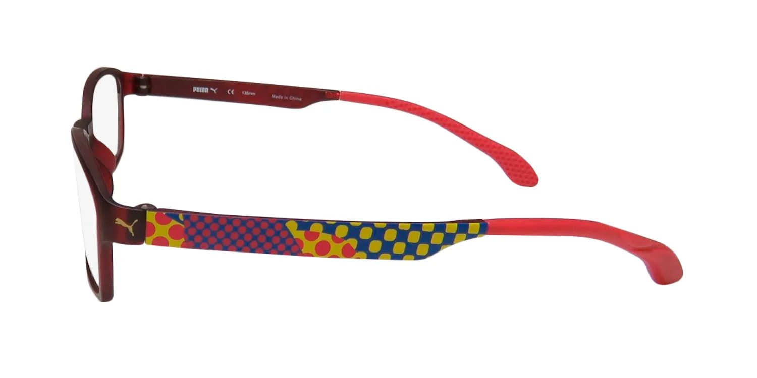 Puma 15439 re Eyeglasses Burgundy 50mm Unisex 4