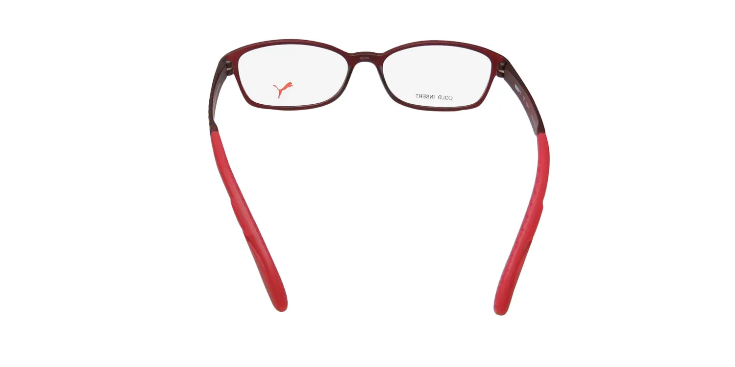 Puma 15439 re Eyeglasses Burgundy 50mm Unisex 5