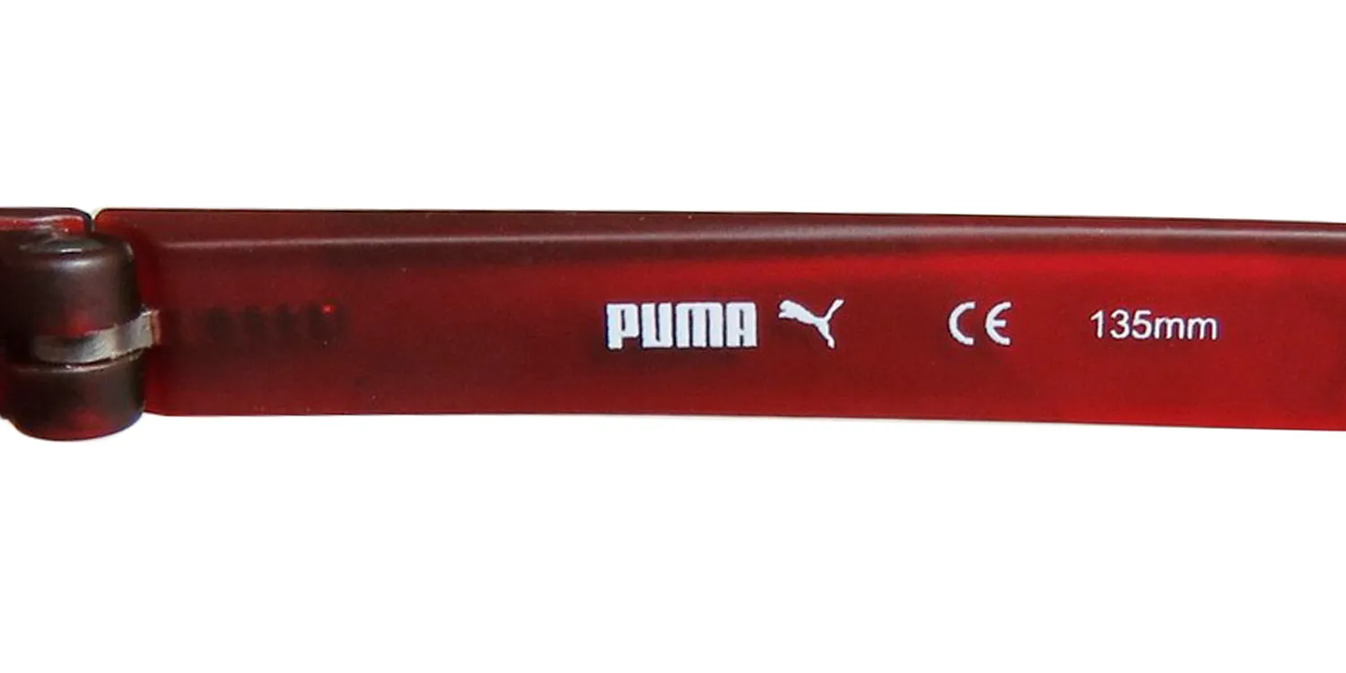 Puma 15439 re Eyeglasses Burgundy 50mm Unisex 7