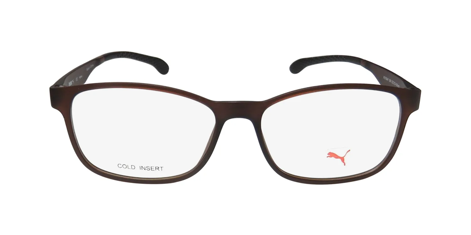 Puma 15441 br Eyeglasses Brown 53mm Unisex 3