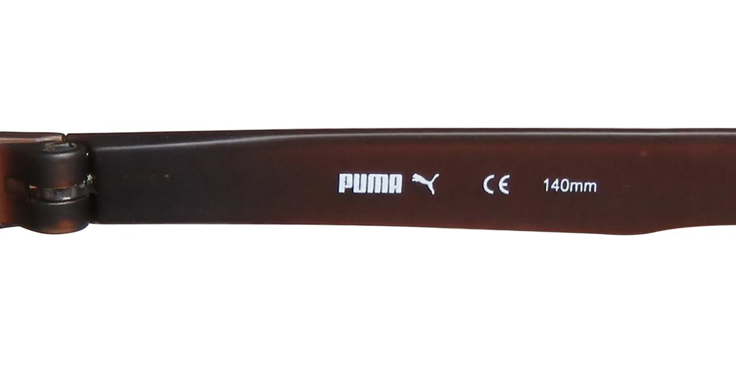 Puma 15441 br Eyeglasses Brown 53mm Unisex 7