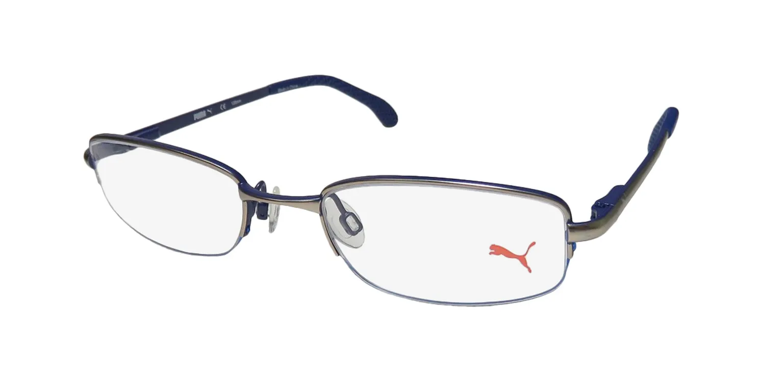Puma 15447 br Eyeglasses Light Shiny Brown 48mm Unisex