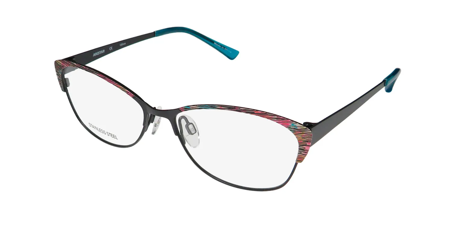Aristar 18429 538 Eyeglasses Black 52mm