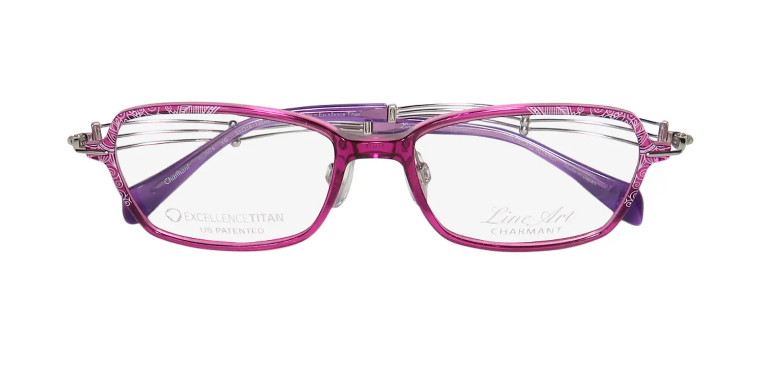 Charmant 2074 vo Eyeglasses Violet 51mm Women 2