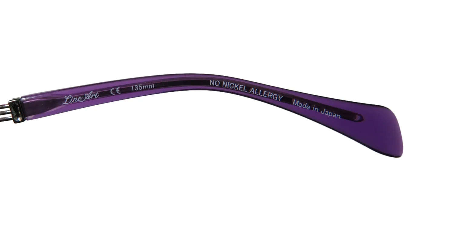 Charmant 2074 vo Eyeglasses Violet 51mm Women 7