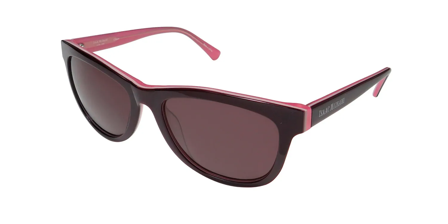 Isaac Mizrahi 30202 bu Sunglasses Burgundy 54mm