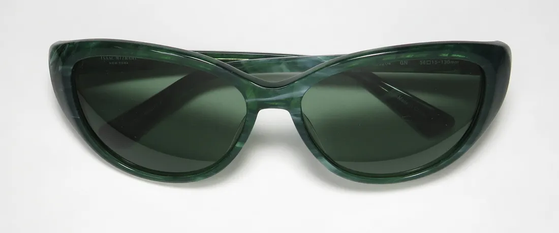 Isaac Mizrahi 30204 gn Sunglasses Green 56mm 2