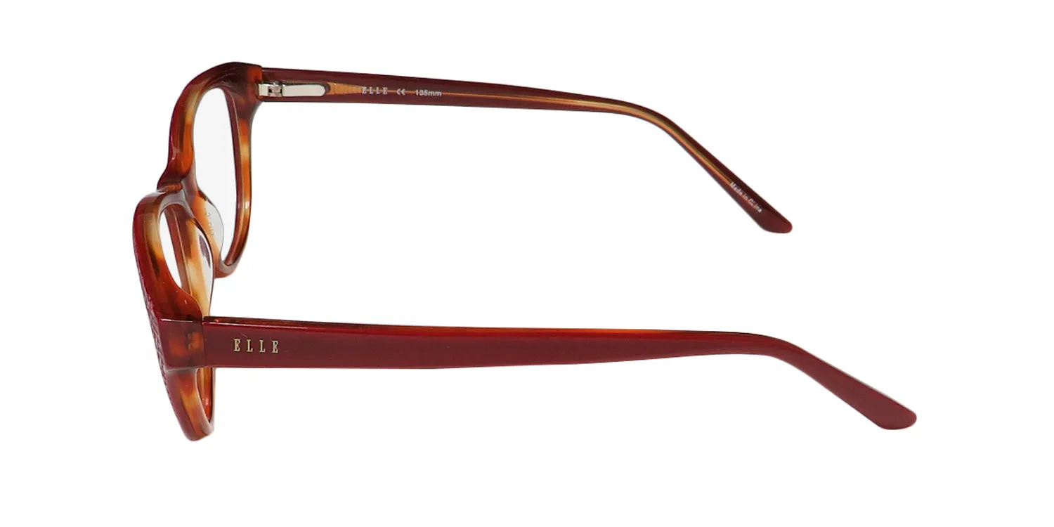 ELLE 13415 re Eyeglasses Red 53mm 4
