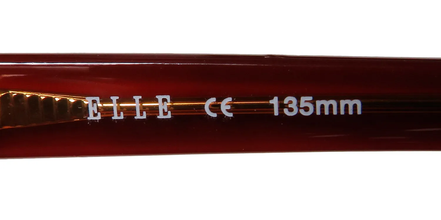 ELLE 13415 re Eyeglasses Red 53mm 7