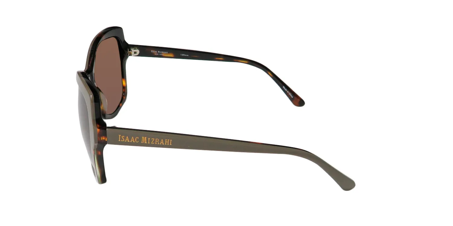 Isaac Mizrahi 30216 br Sunglasses Brown 55mm 4