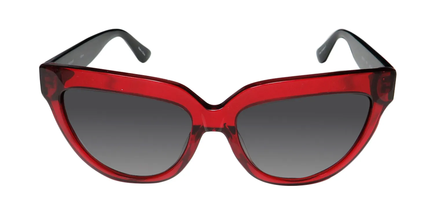 Isaac Mizrahi 30217 re Sunglasses Red 56mm 3