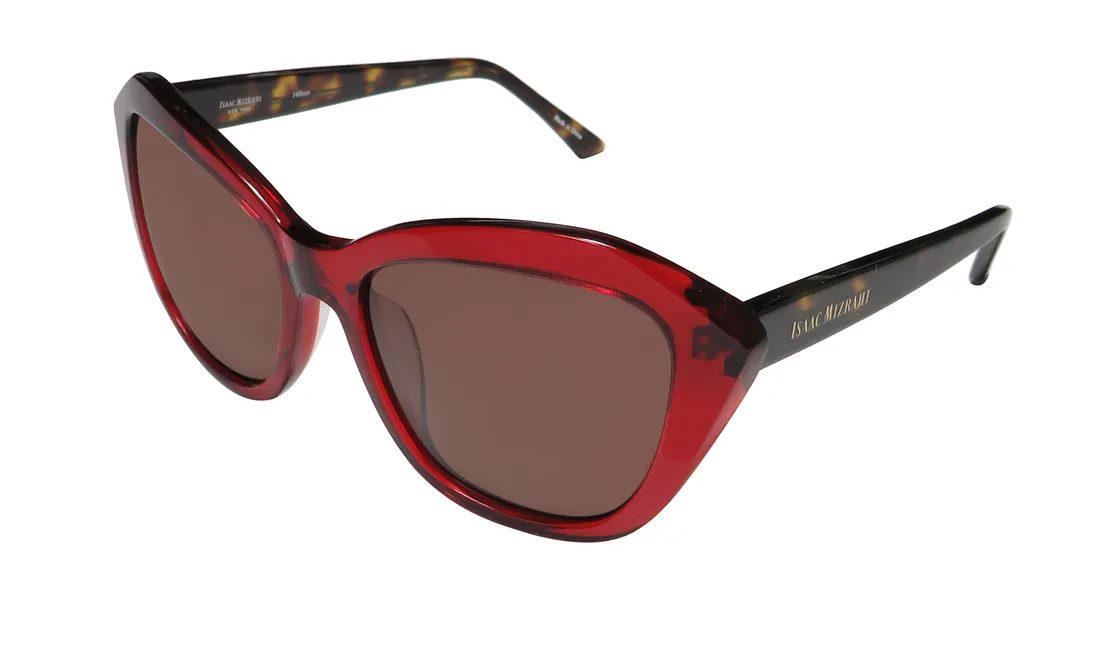 Isaac Mizrahi 30218 re Sunglasses Red 54mm