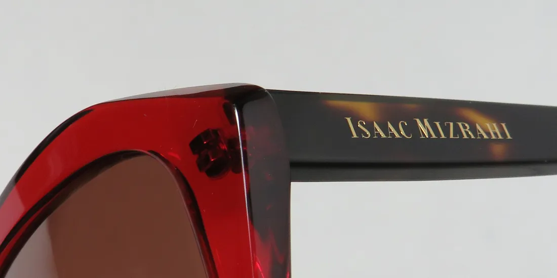Isaac Mizrahi 30218 re Sunglasses Red 54mm 6