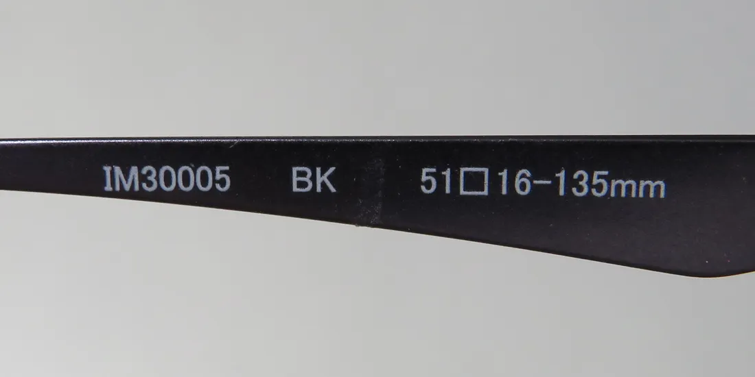 Isaac Mizrahi 30005 bk Eyeglasses Black 51mm 8