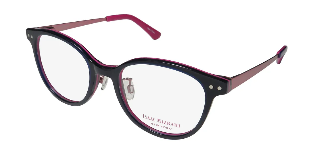 Isaac Mizrahi 30007 nv Eyeglasses Navy 50mm
