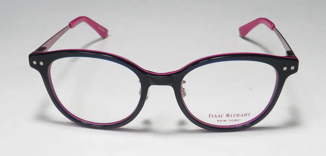 Isaac Mizrahi 30007 nv Eyeglasses Navy 50mm 3