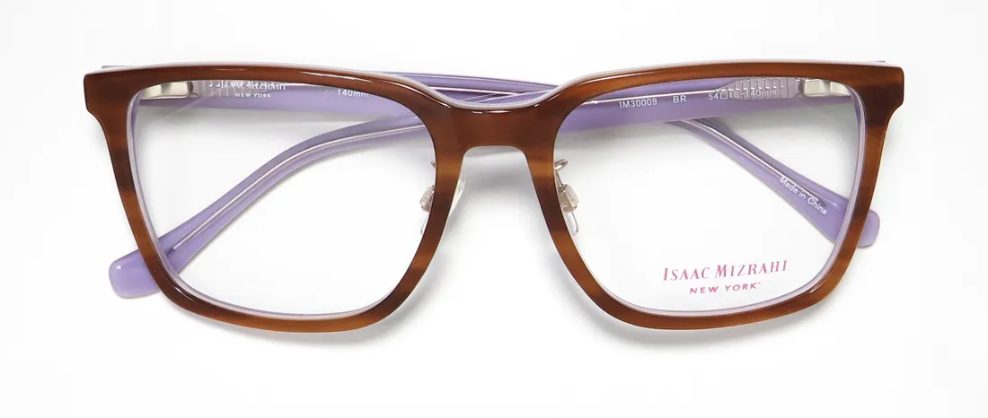 Isaac Mizrahi 30009 br Eyeglasses Brown 54mm 2