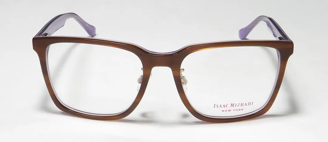 Isaac Mizrahi 30009 br Eyeglasses Brown 54mm 3