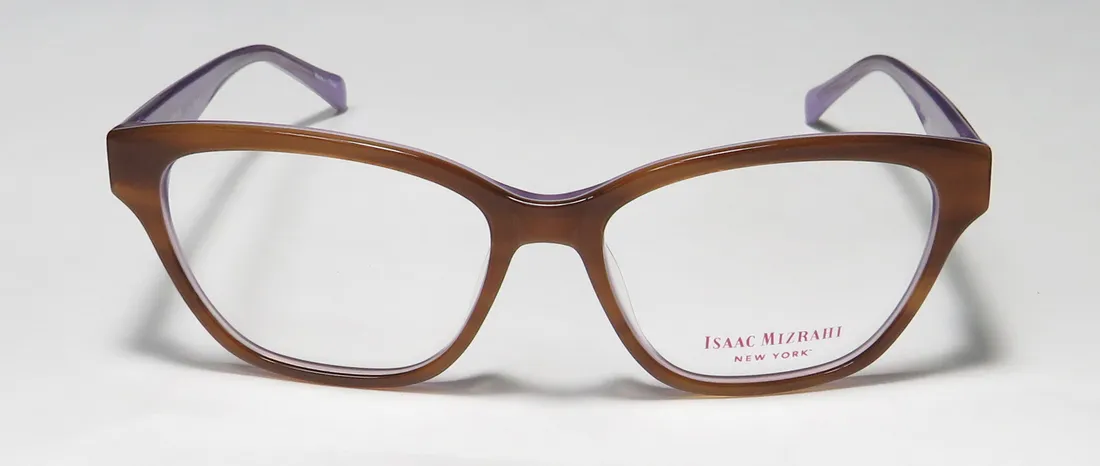 Isaac Mizrahi 30013 br Eyeglasses Brown 53mm 3