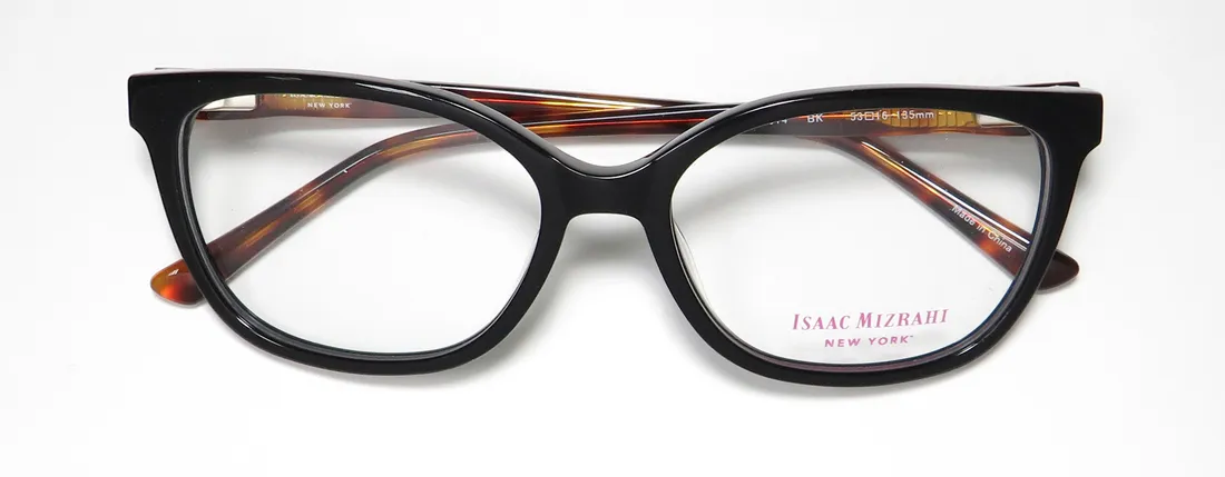 Isaac Mizrahi 30014 bk Eyeglasses Black 53mm 2