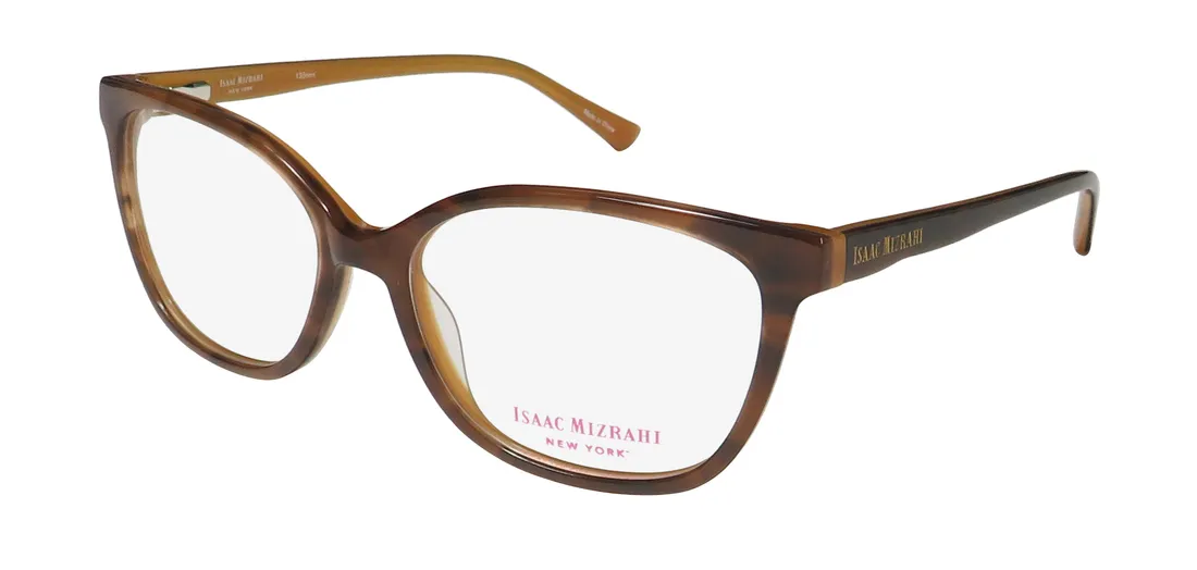 Isaac Mizrahi 30014 br Eyeglasses Brown 53mm