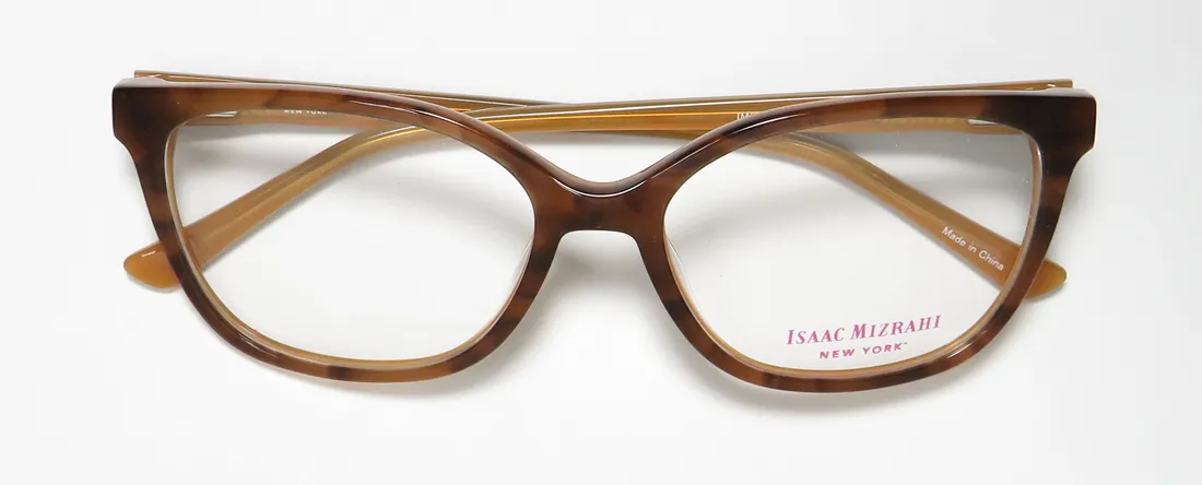 Isaac Mizrahi 30014 br Eyeglasses Brown 53mm 2