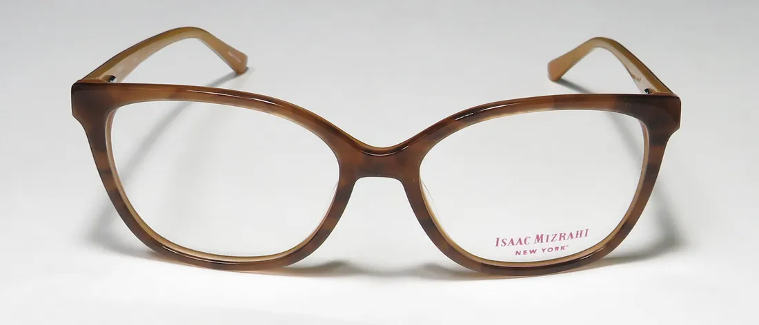 Isaac Mizrahi 30014 br Eyeglasses Brown 53mm 3
