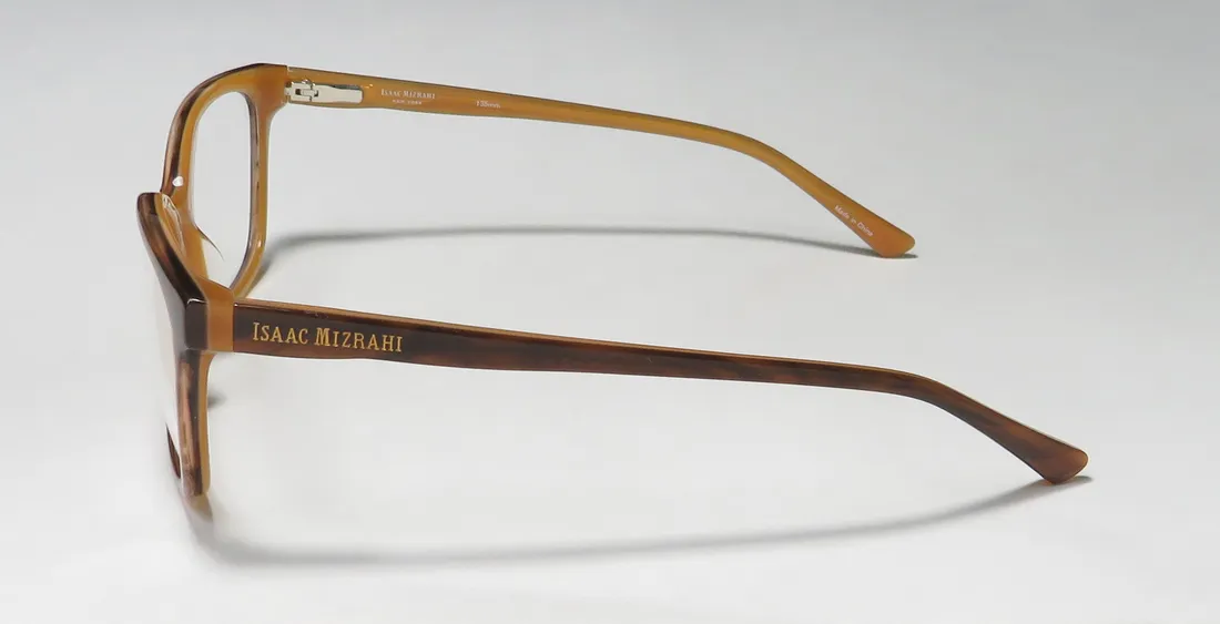 Isaac Mizrahi 30014 br Eyeglasses Brown 53mm 4