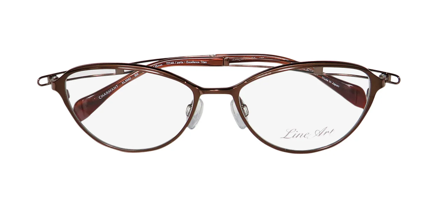 Charmant 2092 br Eyeglasses Brown 51mm Women 2
