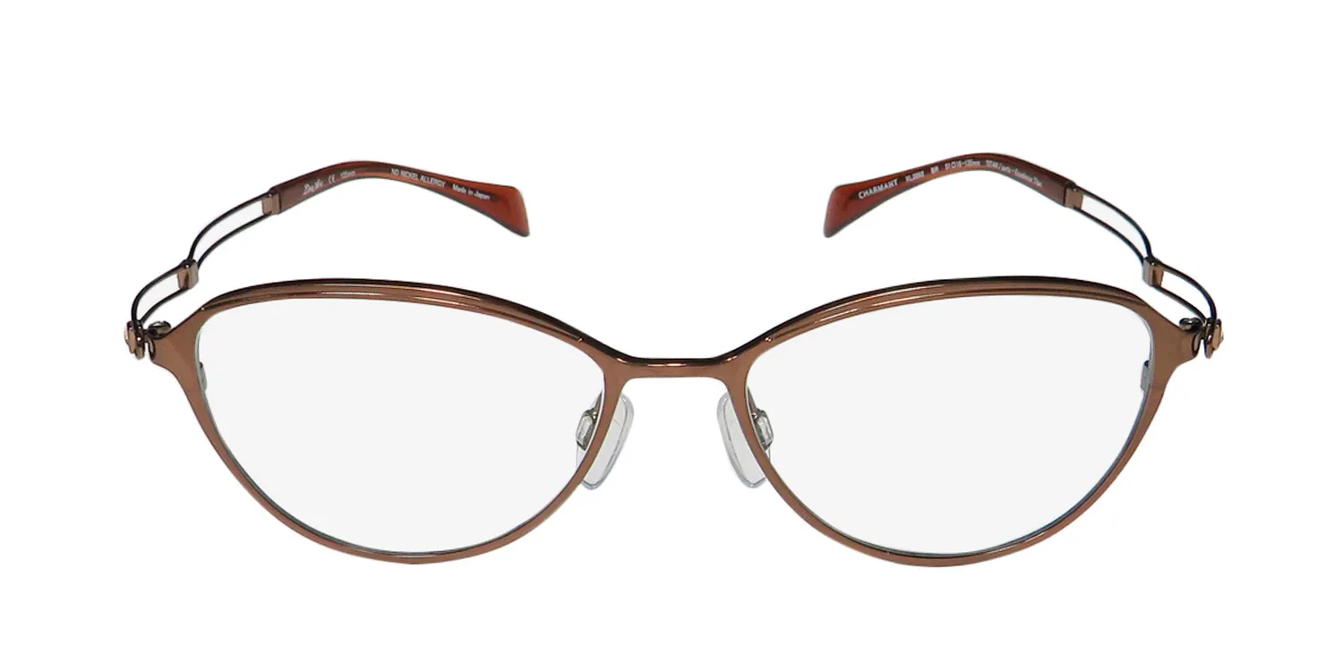 Charmant 2092 br Eyeglasses Brown 51mm Women 3