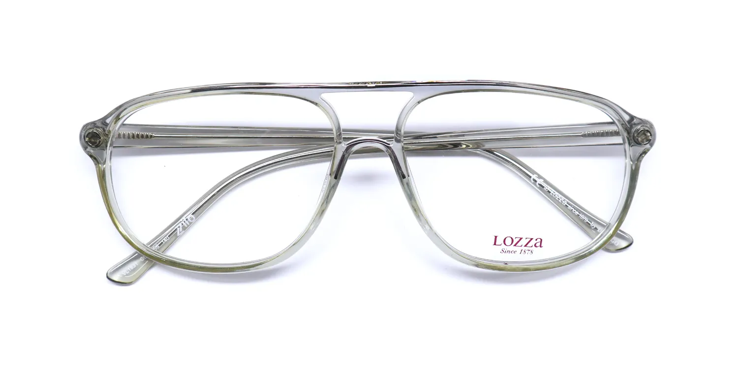 Lozza Vl1831 06s8 Eyeglasses Grey Crystal 56mm 2
