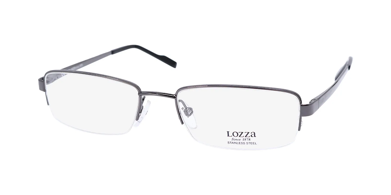 Lozza Vl2043 0568 Eyeglasses Gunmetal 53mm