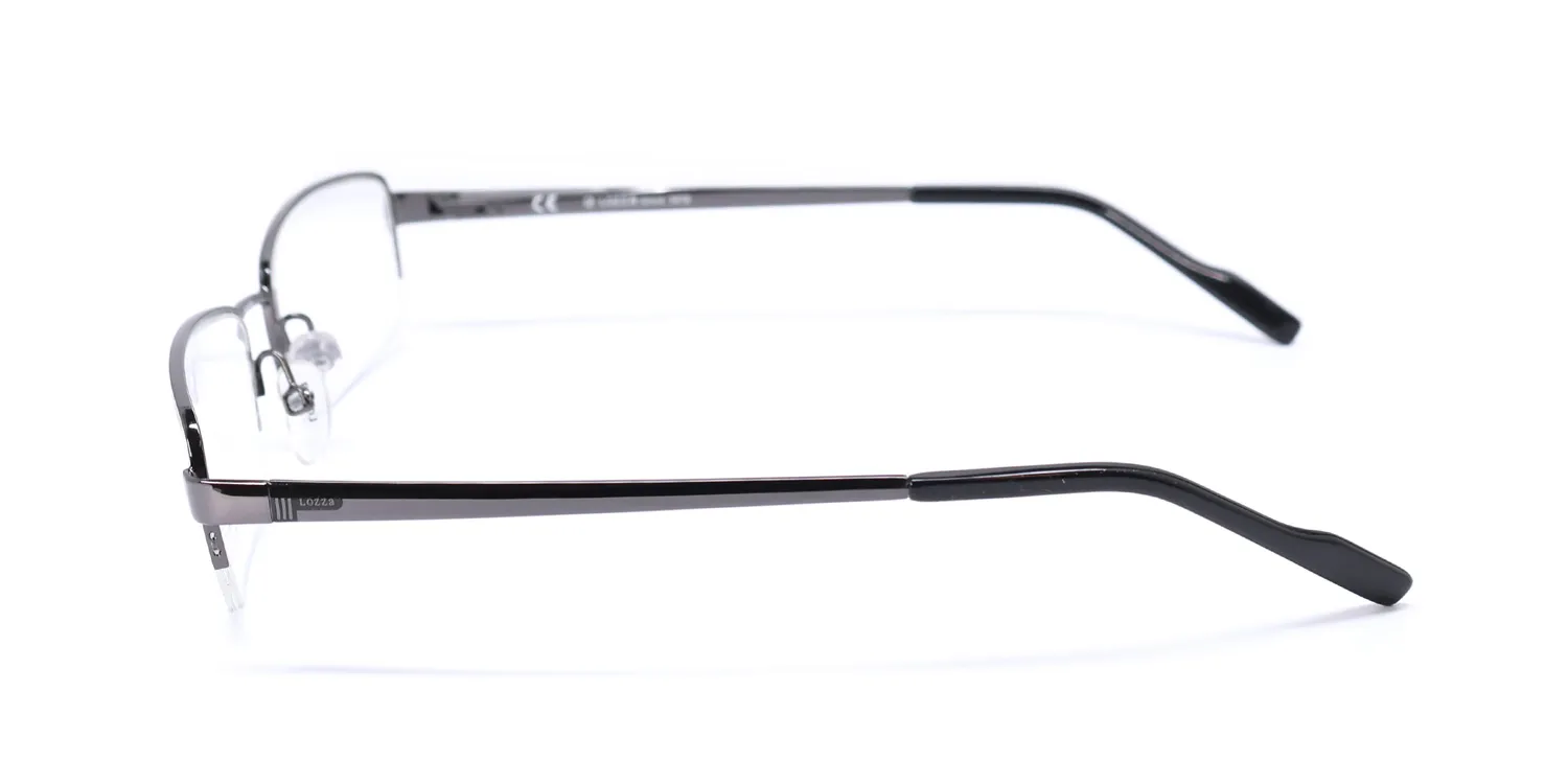 Lozza Vl2043 0568 Eyeglasses Gunmetal 53mm 4