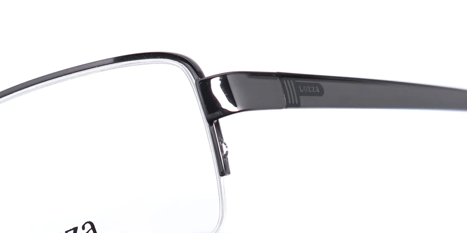 Lozza Vl2043 0568 Eyeglasses Gunmetal 53mm 6