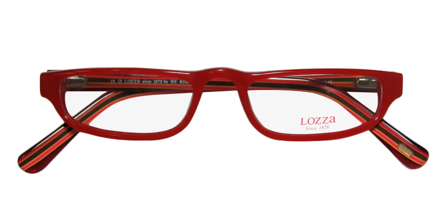 Lozza 1819n 09y9 Eyeglasses Red 50mm Unisex 2