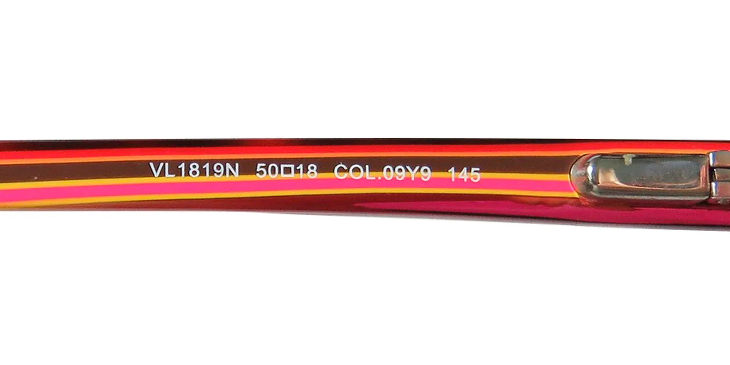 Lozza 1819n 09y9 Eyeglasses Red 50mm Unisex 8