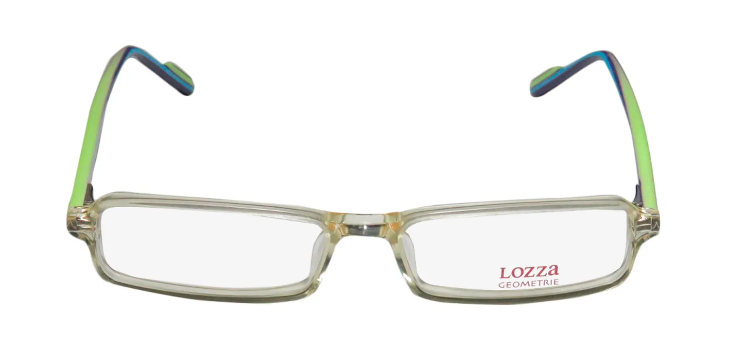 Lozza 1777v 0846 Eyeglasses Transparent Yellow 50mm Unisex 3