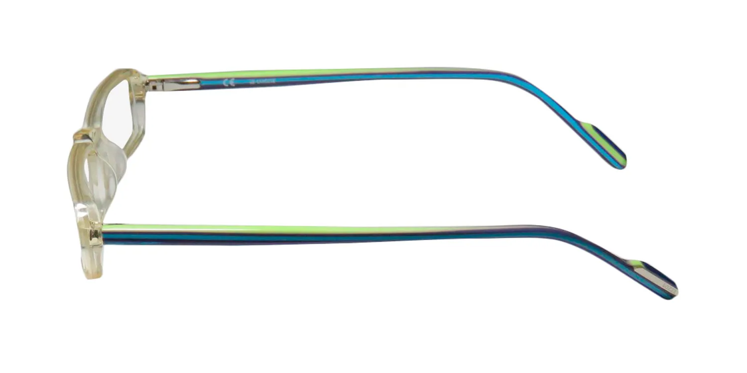 Lozza 1777v 0846 Eyeglasses Transparent Yellow 50mm Unisex 4