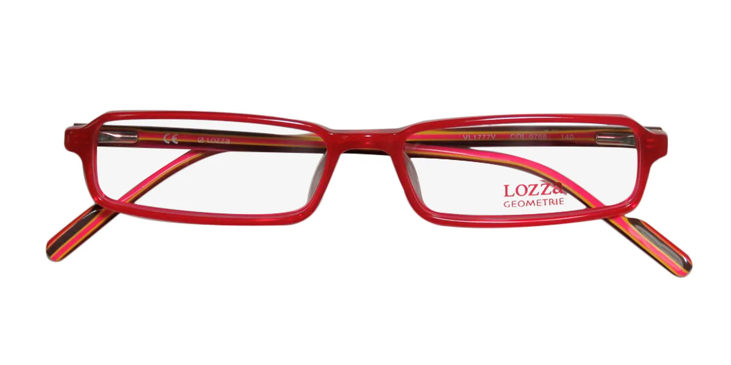 Lozza 1777v 0768 Eyeglasses Raspberry 52mm Unisex 2