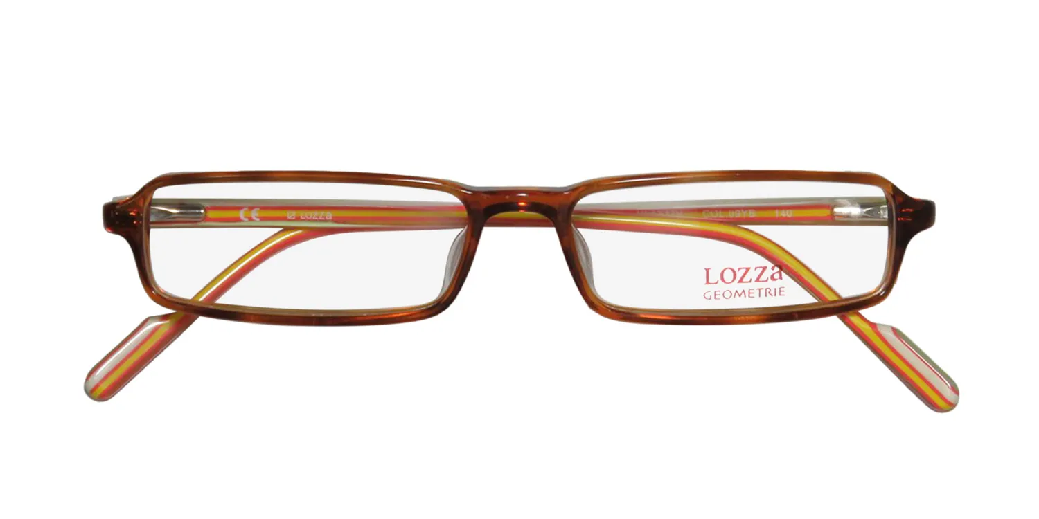 Lozza 1777v 09yb Eyeglasses Amber 52mm Unisex 2