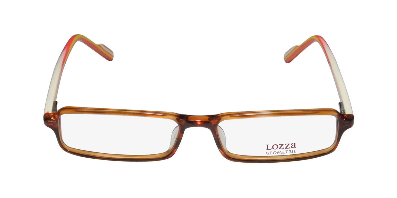 Lozza 1777v 09yb Eyeglasses Amber 52mm Unisex 3