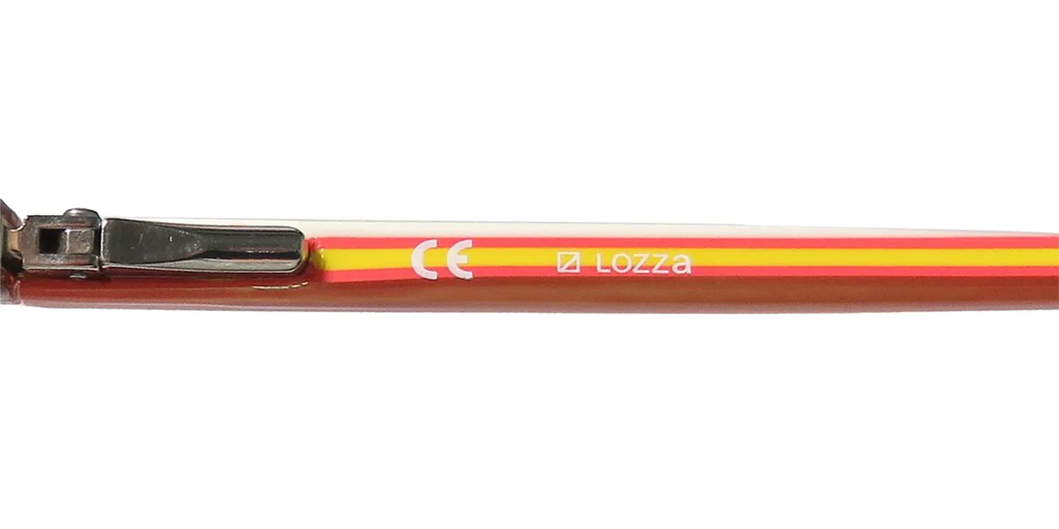 Lozza 1777v 09yb Eyeglasses Amber 52mm Unisex 7