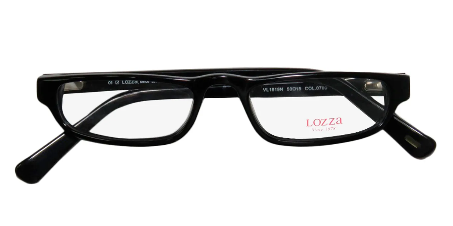 Lozza 1819n 0700 Eyeglasses Black 50mm Unisex 2