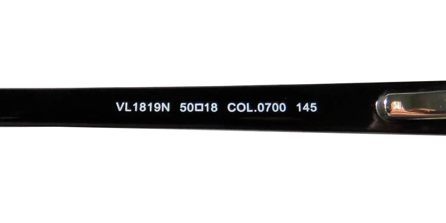 Lozza 1819n 0700 Eyeglasses Black 50mm Unisex 8