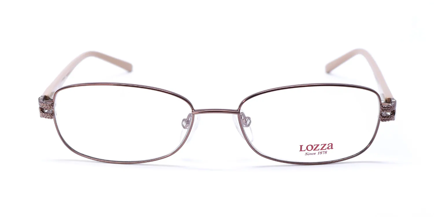 Lozza Vl2122 0h39 Eyeglasses Brown 52mm 3
