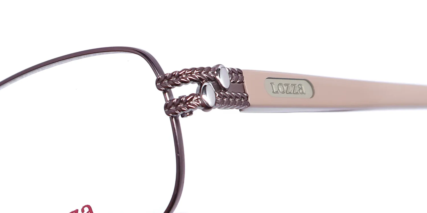 Lozza Vl2122 0h39 Eyeglasses Brown 52mm 6